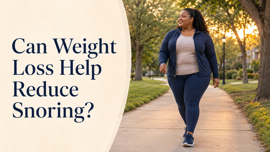 Healthy lifestyle flat lay with fresh vegetables, a water bottle and running shoes, illustrating the weight management habits discussed in this Sheer Beauté guide to snoring.