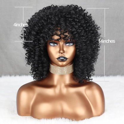 Afro Wig With Bangs