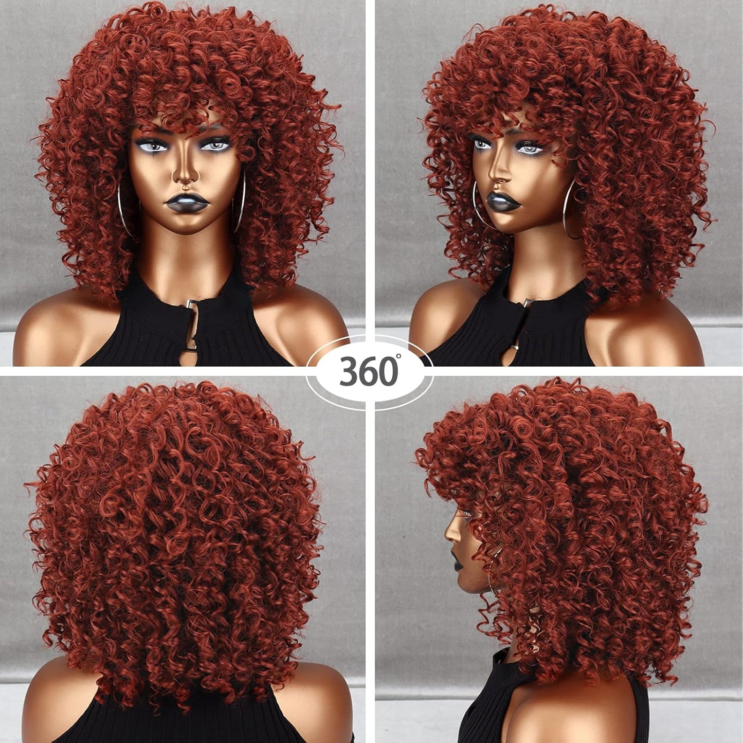 Afro Wig With Bangs