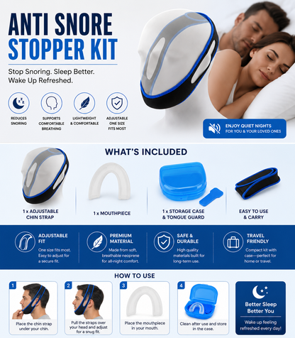 Anti-Snore Sleep Kit