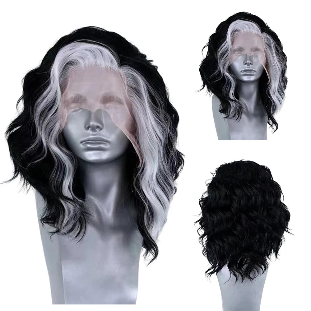 Short Bob Synthetic Lace Front Wigs