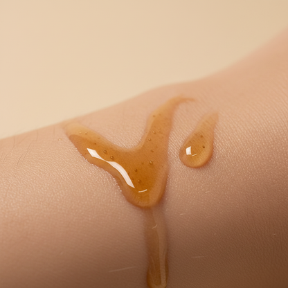 Oil texture close-up