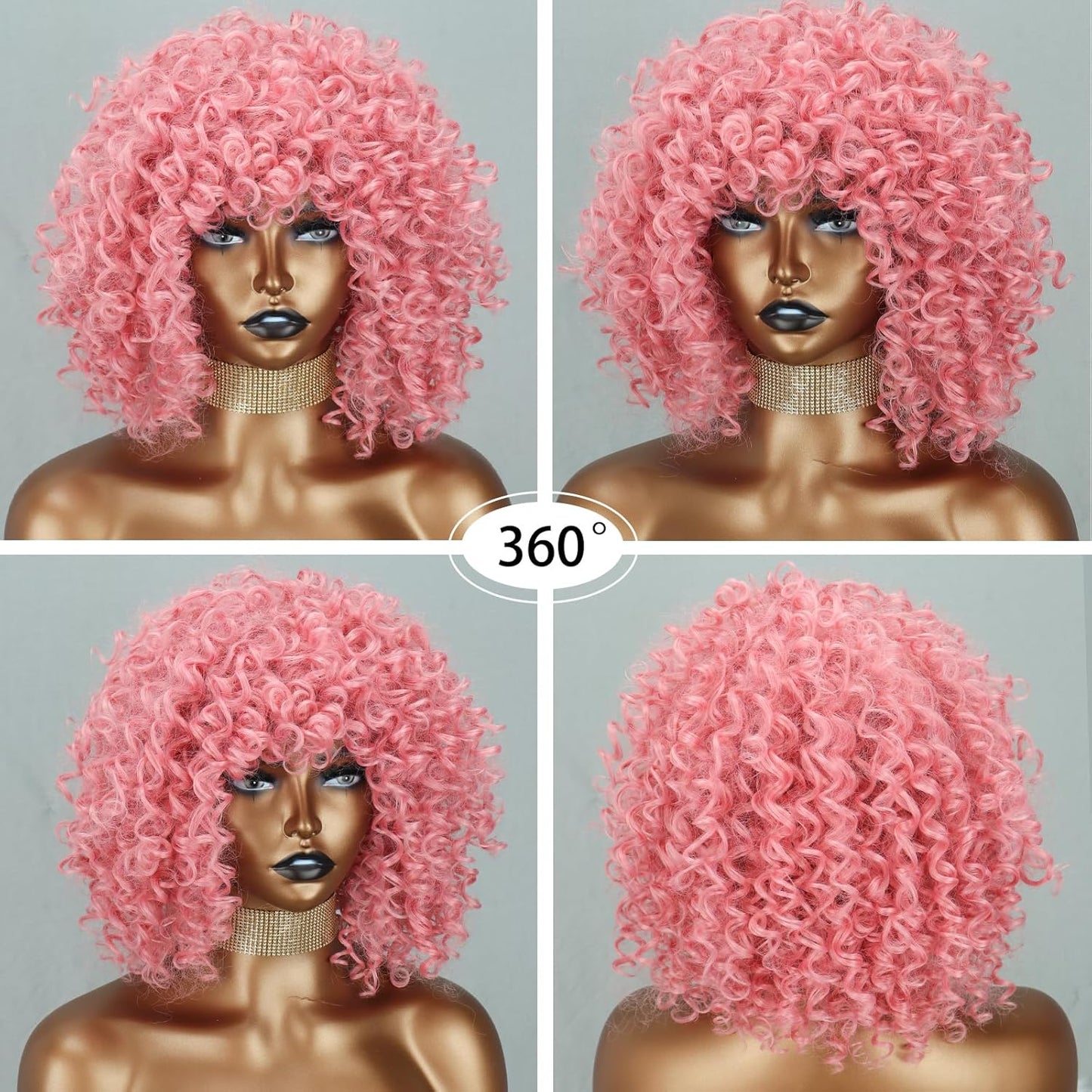Afro Wig With Bangs