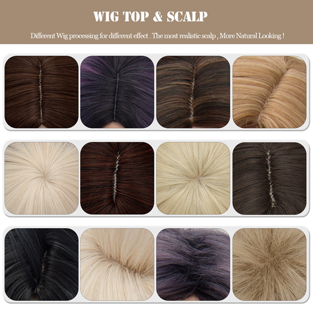 Short Bob Wavy Curly Synthetic Wig